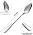 5 PCS Stainless Steel Grapefruit Spoons, Serrated Edge Utensil Set with Thick Gauge Handle for Kiwi, Dessert, Citrus