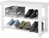 PUPL 3 260 lb, 27.5in 11.2in 17.9in Tier Bamboo Shoe Bench, Entryway Bench Shoe Rack Organizer for Bedroom Living Room