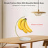 Countertop Livabber Banana Holder with Marble Base, Metal Banana Hanger Modern Tree Stand with Hook, Stylish Banana