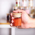Set,2.5oz 20 Tzerotone Spice Jar Piece Glass Jar with Bamboo Airtight Lids and Labels, Mini Clear Food Storage
