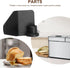 Bread Machine Kneading Paddle for Cuisinart Bread Maker BK-100 and CBK-200, 2 Pcs