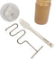 Natrual Peatnut butter stirrer kit,includes silicone scraper, nut butter mixer with handle,