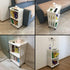 TENBOAT 3 Rolling Storage Utility Cart Slim Organizer Shelf with Wheels Tier Narrow Places Mobile Shelving Unit Tower