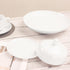 Porcelain Butter Dish with Lid for Countertop - Durable Butter Keeper for East and West Coast Butter (6 Inch Round)