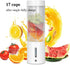 Portable Blender for Shakes, Smoothies, and Ice, 16 Oz Fresh Juicer, 6 Blade BPA Free Personal Blender Bottle,