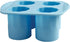 HIC Kitchen Big Shot Silicone Ice Tray, Non-Stick, Makes 4 Ice Shot Glasses