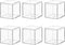 6 Packs Clear Acrylic Plastic Box with Lids, Small Square Containers for Candy, Pill, and Jewelry