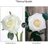 DuHouse 10pcs Fake Roses Artificial Silk Flowers Faux Rose Flower Long Stems Bouquet for Wedding Centerpiece Party Home