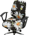 Office Chair Cover Stretchable, Computer Desk Chair Seat Covers, Anti-Dust Universal Split 2 Piece Slipcover (Wild