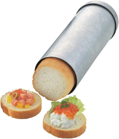 Tiger Crown 2376 Pan Mold, Silver, 3.1 x 8.7 x 3.1 inches, Circle Bread, Steel, Aluminum