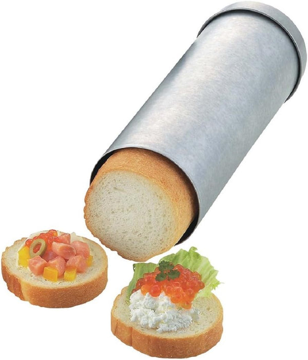 Tiger Crown 2376 Pan Mold, Silver, 3.1 x 8.7 x 3.1 inches, Circle Bread, Steel, Aluminum