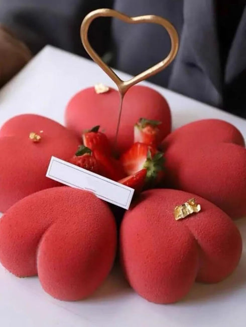 3D Silicone Baking Mold for Candles, Love Heart Shape Silicone Mold for Soap, Mousse Cake, French Dessert