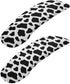 Wheelchair Armrest Covers, Anti Scratch Durable Water Resistant Slipcovers for Office Chair, Gaming Chair, Cow Print