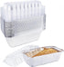 Disposable Bread Pans With Lids Bakeware Set, 30 Pack, 1.5lb, 8x4" Aluminum Foil Loaf Pans for Baking, Storing, Freezing