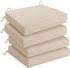 UNIKOME Outdoor Chair Cushions Pack of 4, Water Resistant Patio Cushions with