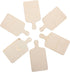 Operitacx Mini Wooden Cutting Board Craft, 6 Pcs Rustic Paddle Kitchen Board for Home Decor, 4.5"x2.36"
