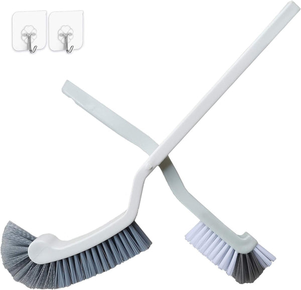 Bathroom Brushes Kitchen Cleaning Brush Set, Toilet Bowl Brush, Scrub Brush, Durable 13.5-Inch Deep Cleaning