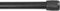 Kenney KN631/5 Spring Tension Rod, 28 to 48 inches, Black