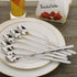 Long Handle Spoon, 9-inch Ice Tea Spoon, DEALIGHT Premium 18/10 Stainless Steel Iced Teaspoon, Set of 6