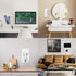 Remote Holder Wall Mount, Damage-Free (2 Pack), Clear Self-Adhesive Organizer for Mobile Phone, Keys