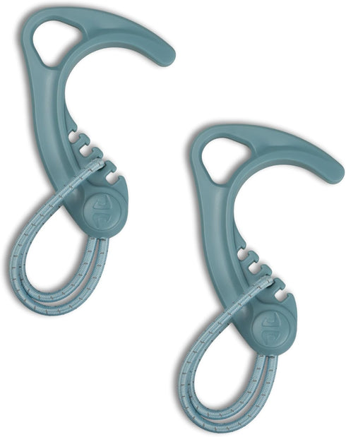 Gear Hook Blue 2-Pack — Lightweight S Hook for Backpacks, Closet Storage, Heavy Duty Alternative