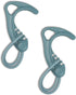 Gear Hook Blue 2-Pack — Lightweight S Hook for Backpacks, Closet Storage, Heavy Duty Alternative