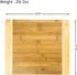 (13.5" X 11.5") Premium Natural Two Tone Bamboo Cutting Board, Thick Sturdy Reversible Serving Tray, Charcuterie Board, Everyday Use, Gift by Invisioncorp