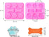 2 Pack Silicone Molds - Puppy Dog Paw & Dog Bone Shapes for Baking Chocolate, Candy, Jelly, Ice Cube Treats