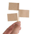 Senkary 100 Pack Blank Toothpick Flags, Kraft Paper Food Signs Cheese Markers for Charcuterie Board Accessories
