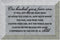 One Hundred Years Beveled Glass Plaque with Easel, DEXSA, Made in the USA