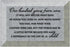 One Hundred Years Beveled Glass Plaque with Easel, DEXSA, Made in the USA