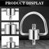 HVAC Locking Cap Key, Versatile Tool for Tamper Resistant Multi Key HVAC Refrigerant Safety Caps