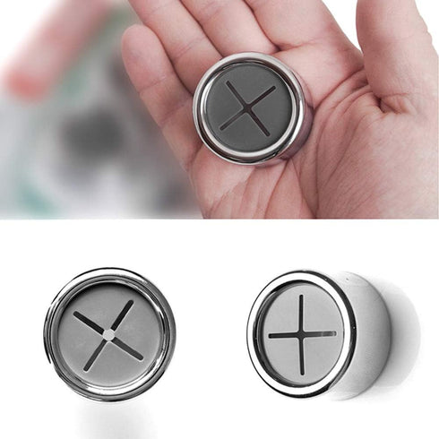 KAIYING Kitchen Towel Hooks, Round Self Adhesive Dish Towel Holder, Wall Mount Hand Towel Rack, 3Pcs Grey