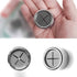KAIYING Kitchen Towel Hooks, Round Self Adhesive Dish Towel Holder, Wall Mount Hand Towel Rack, 3Pcs Grey