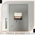 Colingmill 5 Magnetic Mail and Key Holder for Wall Fridge Wooden Mail Organizer with Key Hooks for Home Bedroom Fridge