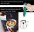 DELM Electric Milk Frother, Rechargeable Handheld Drink Mixer, Kitchen Aid, USB Rechargeable Bulletproof Frother (Green)
