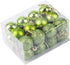 lasenersm 24 Pieces Small 1.18"/3cm Shatterproof Christmas Ball Ornaments, Green, for Christmas Tree