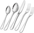 Silverware Set, Briout 20 Piece Flatware Set Service for 4, Stainless Steel Cutlery, Dishwasher Safe