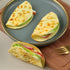Skyseen 3Pcs Realistic Pancake Taco Fake Burrito Dessert Model for Decoration Display Props