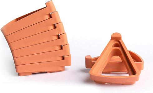 (24, Flower Plant Pot Feet,Pot Toes Pot Lifters Supports Small to Large Flower Planters,Invisible Flower Pot