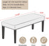 Stretch Bench Cover Spandex Rectangle Slipcover for Dining Room Kitchen Bedroom Indoor/Outdoor Use Fitted Bench