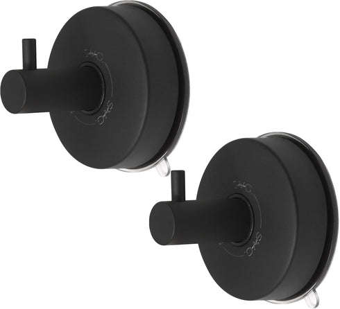 SVG HOME Wall Hooks - 2 Pcs Suction Cup Hooks - Removable Stainless Steel 304 for Most Household Walls - Shower Hooks,