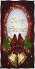 Pfrewn Christmas Bells Bow Hand Towels 16x30 in Red Snowflakes for Bathroom Decor