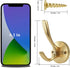 ZUONAI Gold Coat Hooks 2 Pack – Heavy Duty Brushed Brass Wall Hooks for Coats, Hats, Jackets, Keys