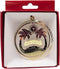 San Diego California Brass Christmas Ornament