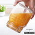 ComSaf Airtight Glass Canister Set of 3, 34oz Food Storage Jar - Square Storage Container with Clear Preserving Seal