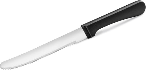 New Star Foodservice 58994 Stainless Steel Steak Knife, 4.5-Inch Rounded Serrated Blade, Set of 12