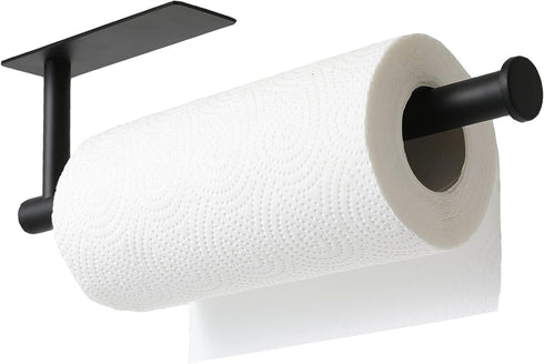 SUS304 Steel(1, theaoo Paper Towel Holder - Under Cabinet Paper Towel Holder for Kitchen, Adhesive Paper Towel Roll