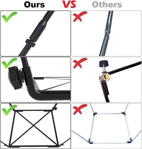Artigarden 30-45 Garden Trash Bag Holder - Outdoor Leaf Bag Support Stand Multi-Use Metal Garbage Bag Holder Frame