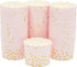 Sparkle and Bash 50 Pack Pink and Gold Cupcake Wrappers, Paper Baking Cups, Muffin Liners for Baby Shower